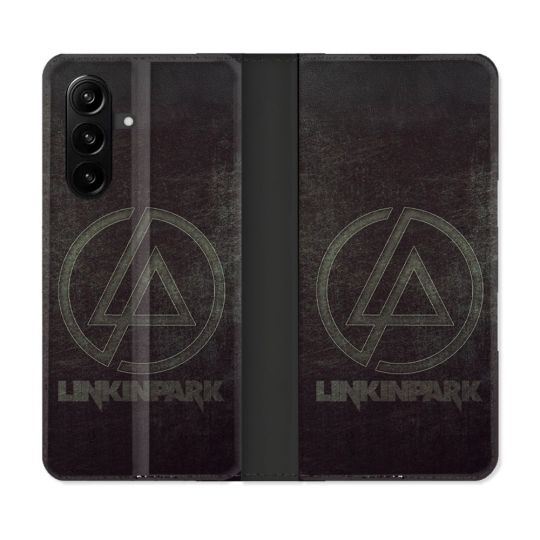 Housse Cuir Portefeuille Pour Samsung Galaxy A57 5G Musique Rock Linkin Park