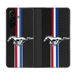 Housse Cuir Portefeuille Pour Samsung Galaxy A57 5G Mustang