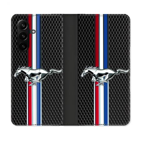 Housse Cuir Portefeuille Pour Samsung Galaxy A57 5G Mustang