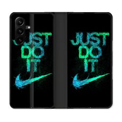 Housse Cuir Portefeuille Pour Samsung Galaxy A57 5G Nike Just Do It