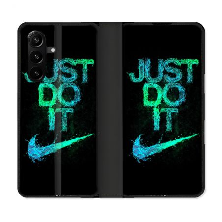 Housse Cuir Portefeuille Pour Samsung Galaxy A57 5G Nike Just Do It
