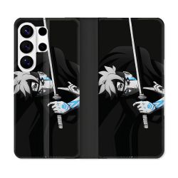 Housse cuir portefeuille Pour Samsung Galaxy S26 Ultra Manga Boruto Epée