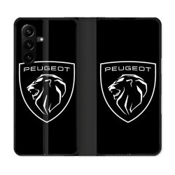 Housse Cuir Portefeuille Pour Samsung Galaxy A57 5G Peugeot