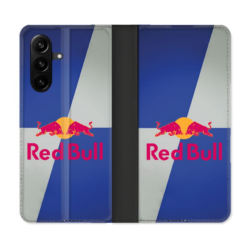 Housse Cuir Portefeuille Pour Samsung Galaxy A57 5G Red Bull Classique