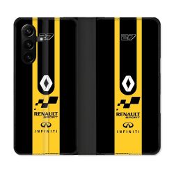 Housse Cuir Portefeuille Pour Samsung Galaxy A57 5G Renault