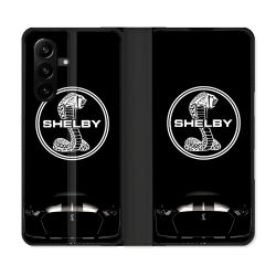 Housse Cuir Portefeuille Pour Samsung Galaxy A57 5G Shelby