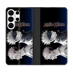 Housse cuir portefeuille Pour Samsung Galaxy S26 Ultra Manga Jujutsu Kaisen