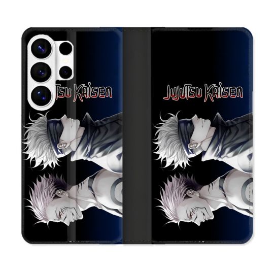 Housse cuir portefeuille Pour Samsung Galaxy S26 Ultra Manga Jujutsu Kaisen
