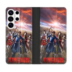 Housse cuir portefeuille Pour Samsung Galaxy S26 Ultra Manga Kingdom Affiche