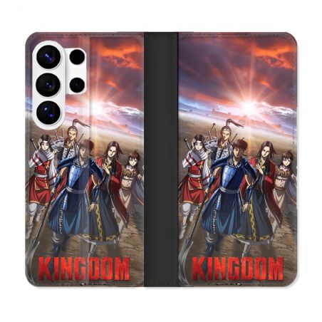 Housse cuir portefeuille Pour Samsung Galaxy S26 Ultra Manga Kingdom Affiche
