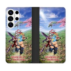 Housse cuir portefeuille Pour Samsung Galaxy S26 Ultra Manga Manga Shangri La Frontier Affiche