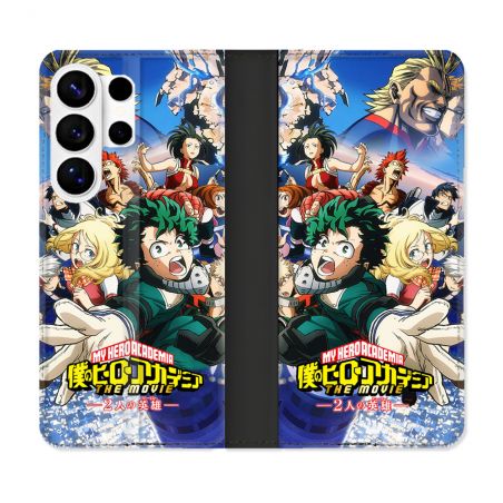 Housse cuir portefeuille Pour Samsung Galaxy S26 Ultra Manga My Hero Academia Affiche