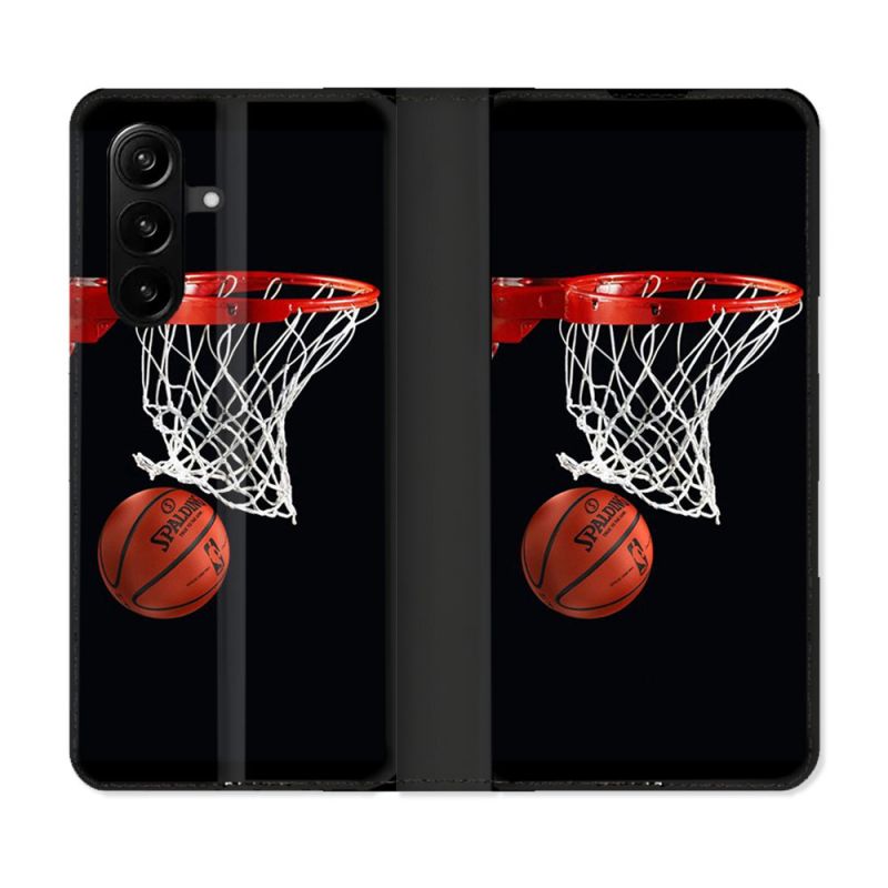 Housse Cuir Portefeuille Pour Samsung Galaxy A57 5G Sport Basket Panier