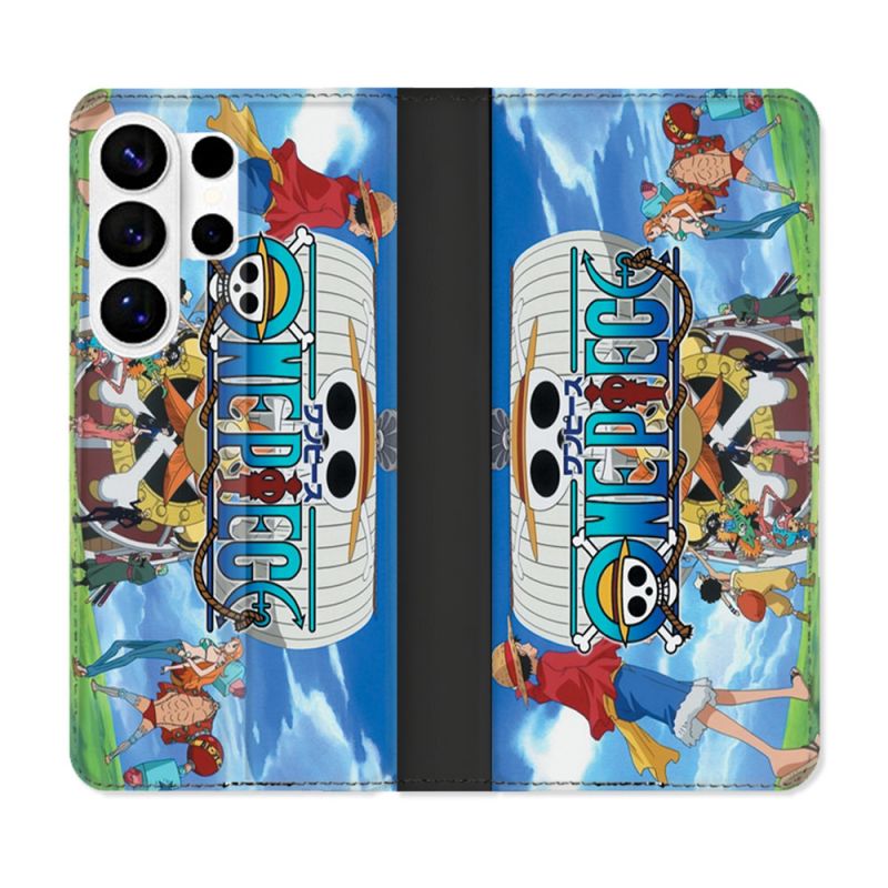 Housse cuir portefeuille Pour Samsung Galaxy S26 Ultra Manga One Piece Sunny