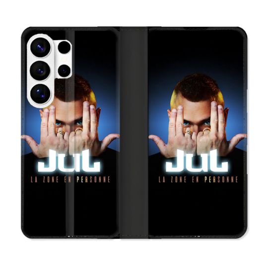 Housse cuir portefeuille Pour Samsung Galaxy S26 Ultra Musique Jul Signe