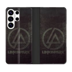 Housse cuir portefeuille Pour Samsung Galaxy S26 Ultra Musique Rock Linkin Park
