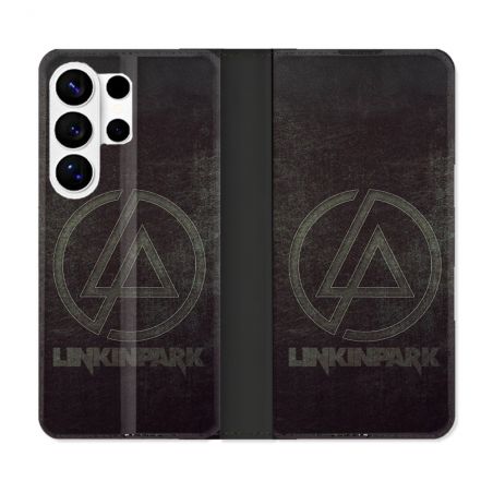 Housse cuir portefeuille Pour Samsung Galaxy S26 Ultra Musique Rock Linkin Park