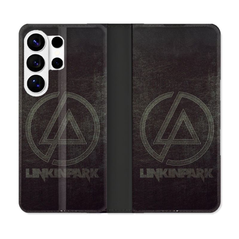 Housse cuir portefeuille Pour Samsung Galaxy S26 Ultra Musique Rock Linkin Park