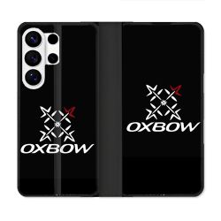 Housse cuir portefeuille Pour Samsung Galaxy S26 Ultra Oxbow