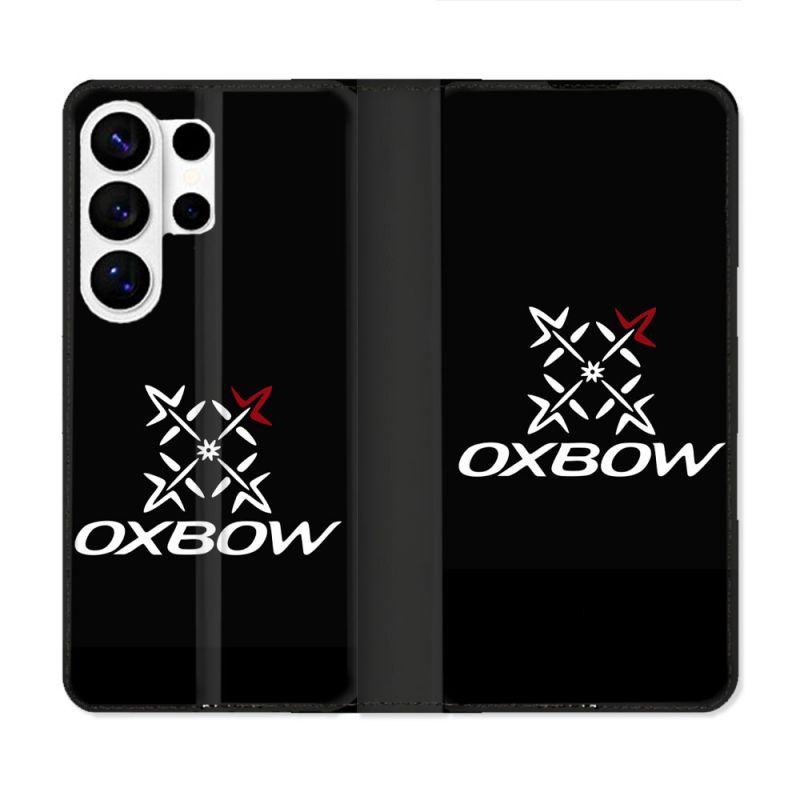 Housse cuir portefeuille Pour Samsung Galaxy S26 Ultra Oxbow