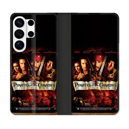 Housse cuir portefeuille Pour Samsung Galaxy S26 Ultra Pirate Des Caraibes