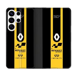 Housse cuir portefeuille Pour Samsung Galaxy S26 Ultra Renault