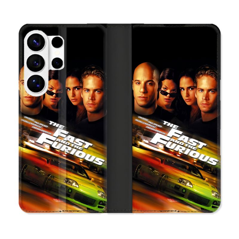 Housse cuir portefeuille Pour Samsung Galaxy S26 Ultra The Fast And Furious