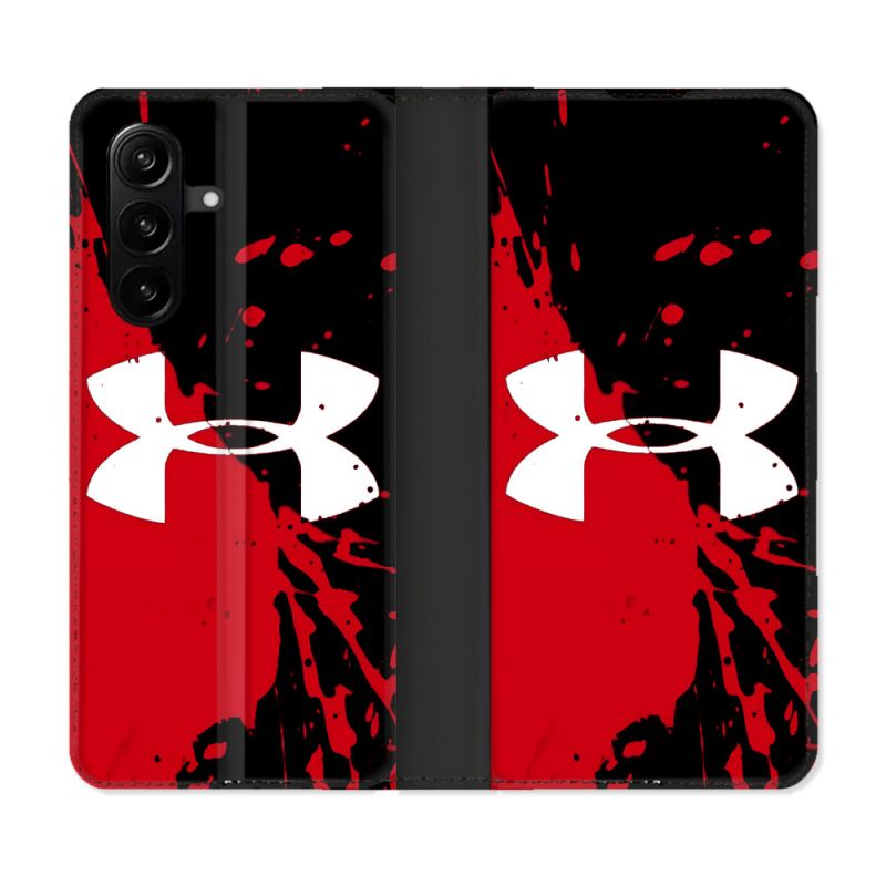 Housse Cuir Portefeuille Pour Samsung Galaxy A57 5G Under Armour