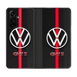 Housse Cuir Portefeuille Pour Samsung Galaxy A57 5G Volkwagen Line