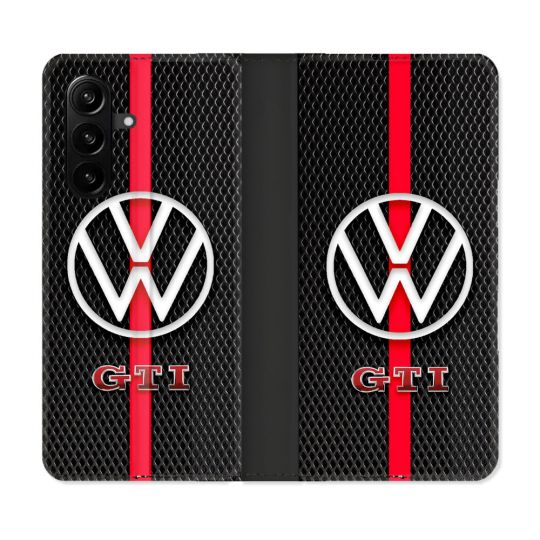 Housse Cuir Portefeuille Pour Samsung Galaxy A57 5G Volkwagen Line