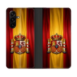 Housse Cuir Portefeuille Pour Samsung Galaxy A57 5G Voyage Drapeau Espagne
