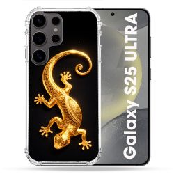Coque Renforcée Pour Samsung Galaxy S25 ULTRA Animal Lezard Noir 2026