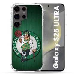 Coque Renforcée Pour Samsung Galaxy S25 ULTRA Basket Boston Celtics