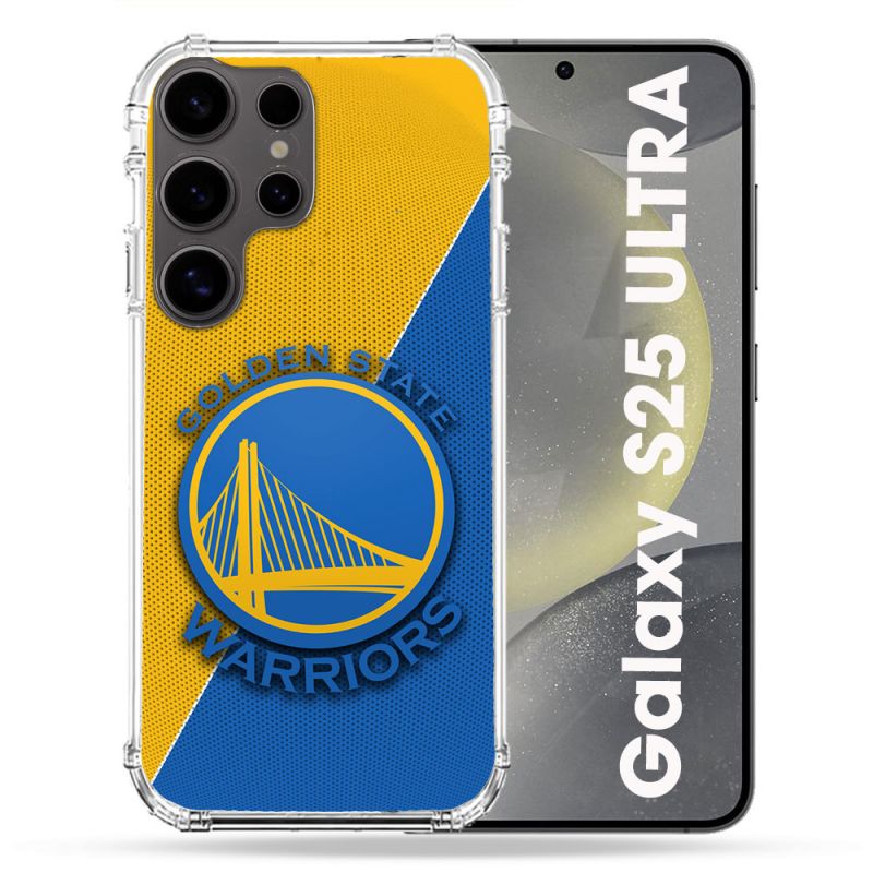 Coque Renforcée Pour Samsung Galaxy S25 ULTRA Basket Golden State Warriors