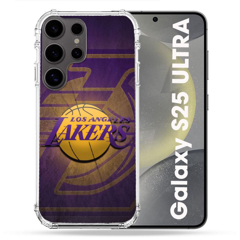 Coque Renforcée Pour Samsung Galaxy S25 ULTRA Basket Los Angeles Lakers