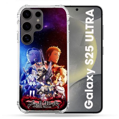 Coque Renforcée Pour Samsung Galaxy S25 ULTRA Manga Black Clover Affiche