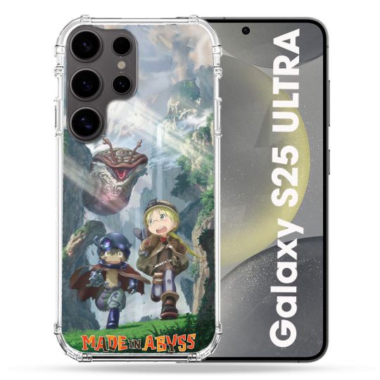 Coque Renforcée Pour Samsung Galaxy S25 ULTRA Manga Made In Abyss Affiche