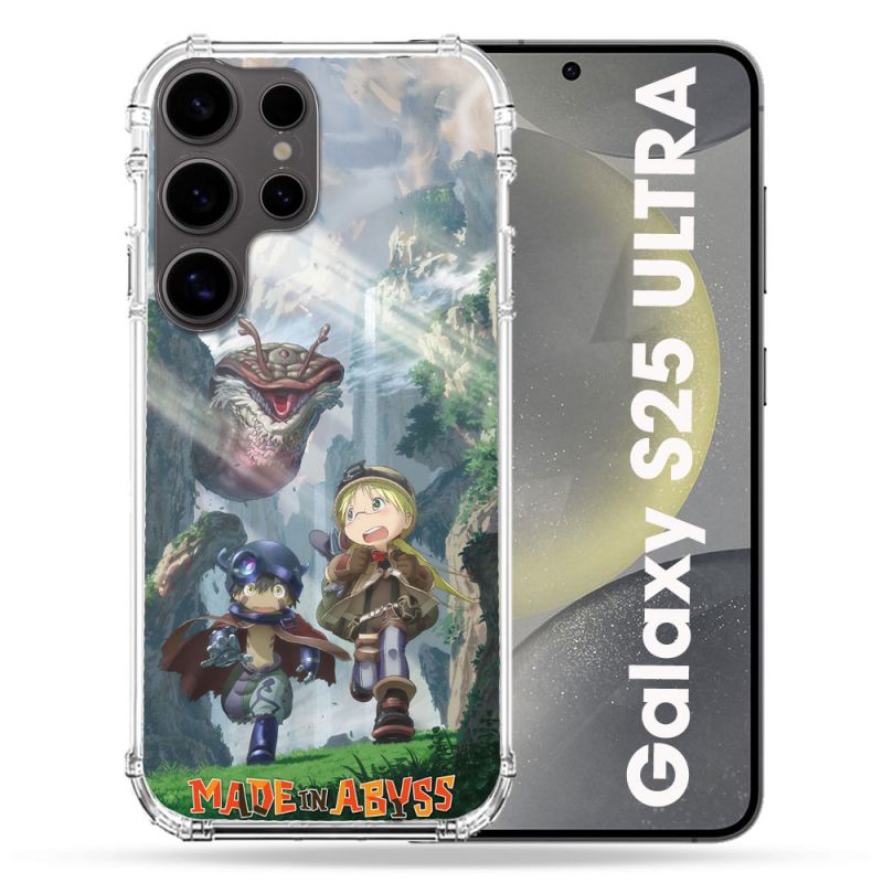 Coque Renforcée Pour Samsung Galaxy S25 ULTRA Manga Made In Abyss Affiche
