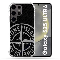 Coque Renforcée Pour Samsung Galaxy S25 ULTRA Stone Island Gris