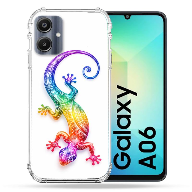 Coque Renforcée Pour Samsung Galaxy A06 Animal Salamandre Color 2026