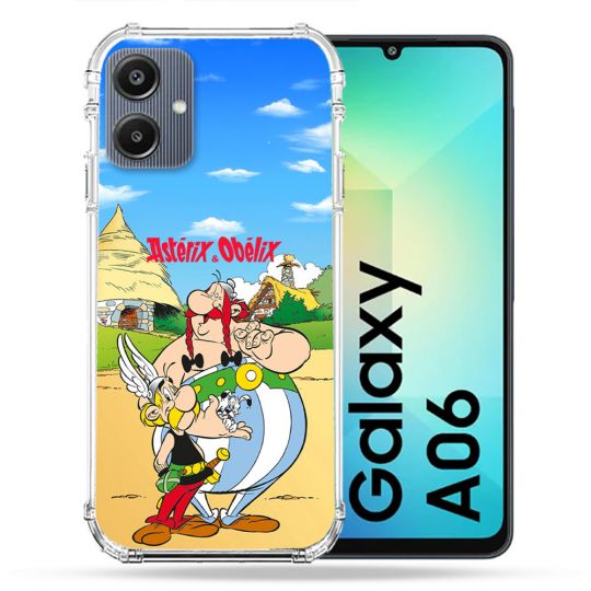 Coque Renforcée Pour Samsung Galaxy A06 Astérix Obélix Color