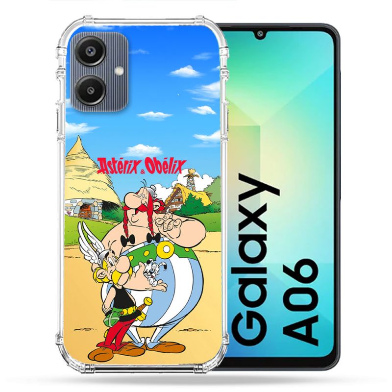 Coque Renforcée Pour Samsung Galaxy A06 Astérix Obélix Color