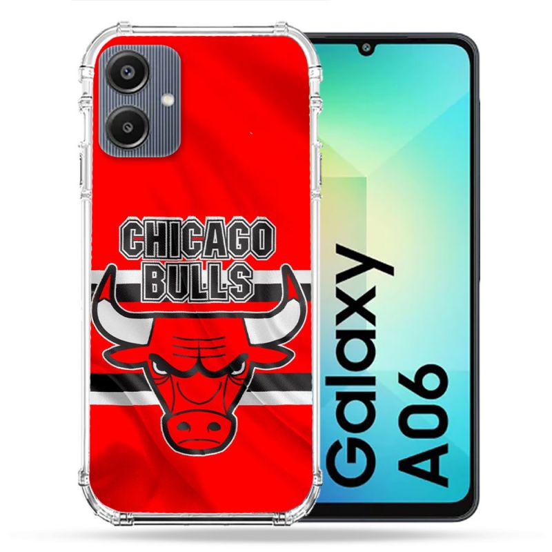 Coque Renforcée Pour Samsung Galaxy A06 Basket Chicago Bulls