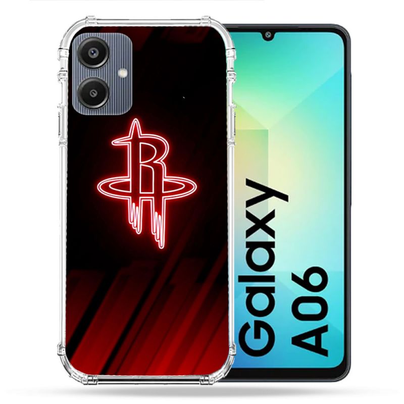 Coque Renforcée Pour Samsung Galaxy A06 Basket Houston Rockets