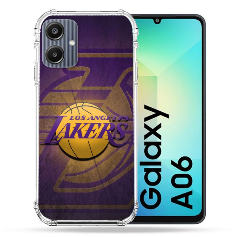 Coque Renforcée Pour Samsung Galaxy A06 Basket Los Angeles Lakers