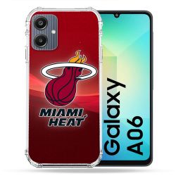 Coque Renforcée Pour Samsung Galaxy A06 Basket Miami Heat