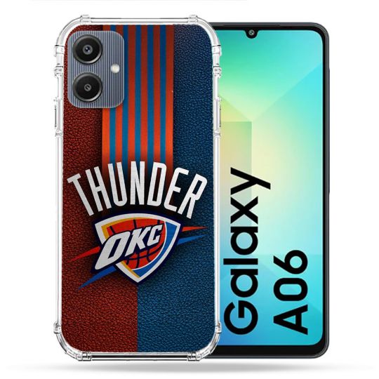 Coque Renforcée Pour Samsung Galaxy A06 Basket Oklahoma City Thunder