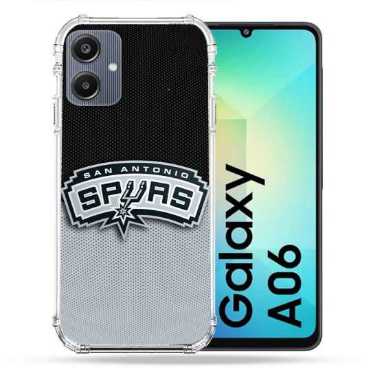 Coque Renforcée Pour Samsung Galaxy A06 Basket San Antonio Spurs