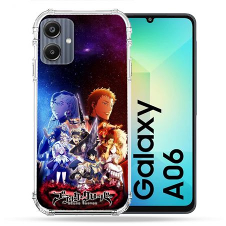 Coque Renforcée Pour Samsung Galaxy A06 Manga Black Clover Affiche
