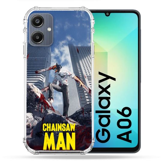 Coque Renforcée Pour Samsung Galaxy A06 Manga Chainsaw Man Denji